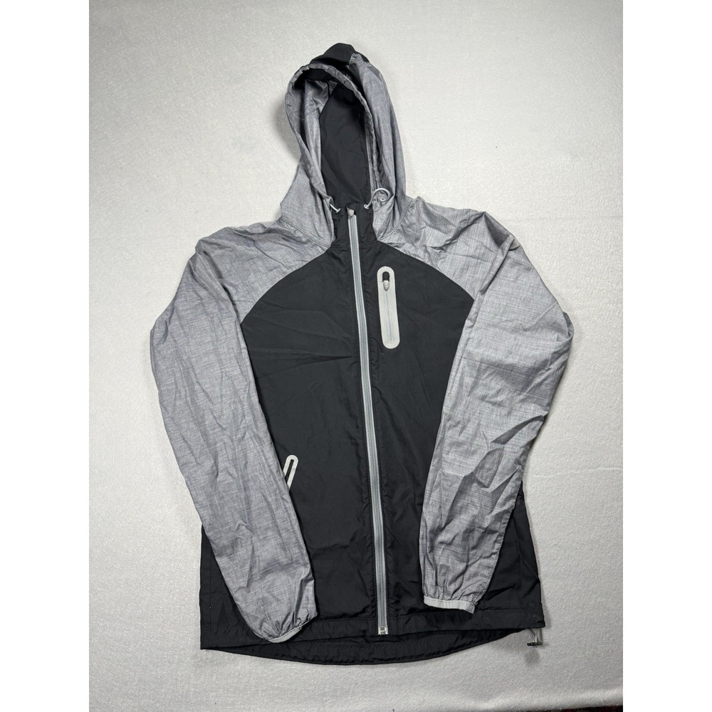 UNDER ARMOUR UA Qualifier Woven Jacket Women's SM Black Gray Fitted Wind Rain - Picture 1 of 10